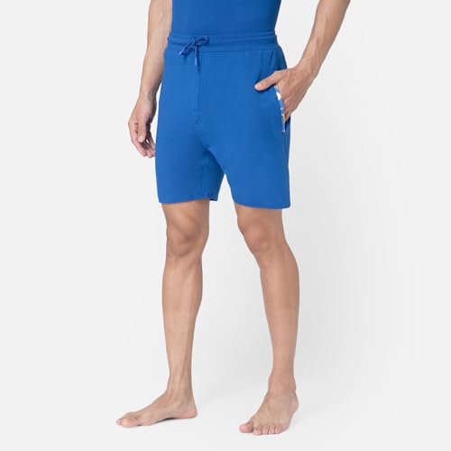 Image of Bummer Men's Solid Micro Modal Shorts | Regular Fit Casual Lounge Shorts with Side Pocket