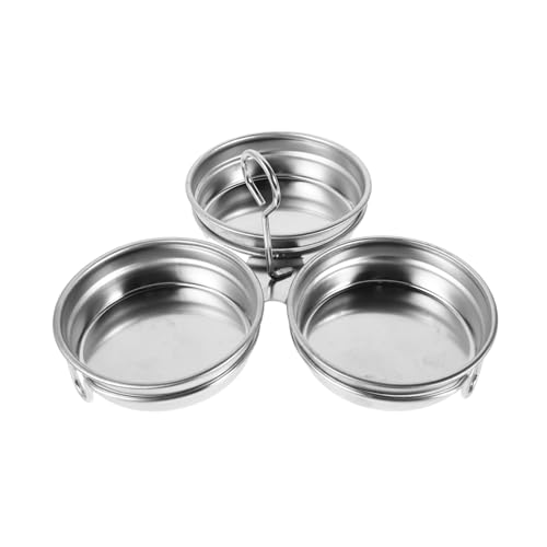 Garneck Nonstick Stainless Steel Egg Poacher Tray Multi Functional Kitchen Tool for Steamed and Boiled Eggs Versatile Cooking Mold for Preparation