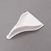 HECASA Vortex Generator Universal Shark Fins Diffuser Air Foils Compatible with Suvs, Trucks, Trailer, RV Stick-on White Spoiler Wing 1Pc