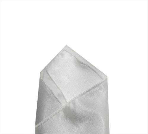 Image of Satin Pocket Square for Men Wedding Handkerchief for Suit Blazer Tuxedo Mens Formal Pocket Square Stylish Party Business Office Groom Accessory Soft Polyester Silk Satin Hanky