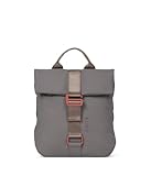 KCB Mochila Antirrobo Pequeña Chain | Diseño Seguro y Práctico | Bolsillos Multiusos con Cremallera | Material Resistente| Asas Ajustables | 100% Vegano | Color Gris