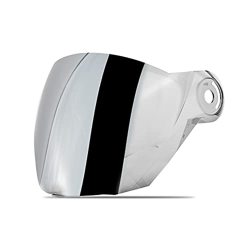 Image of Steelbird SBA-2 Helmet Visor Compatible for All SBA-2 and SBA-3 Model Helmets (Chrome Silver Visor)