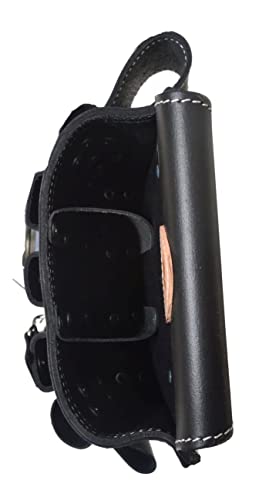 Zeluga Zl149Tb 6 Pocket Leather Electrician Tool Pouch, Black #TOP4