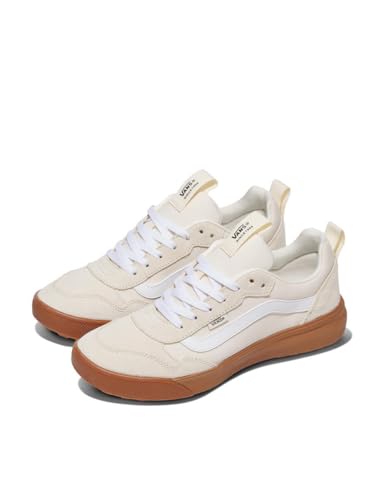 Vans Men's Range EXP Shoe | Athletic Fashion Sneakers for Walking, Hiking & Everyday Wear, Suede Gum Classic White, 132