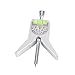 lvifloae Adjustable Pipe Center Finder Tool Pipe Level Marker Centering Locator Marker Stainless Steel Center Finder Punch with Bubble Protractor for Pipefitters Welders Bubble
