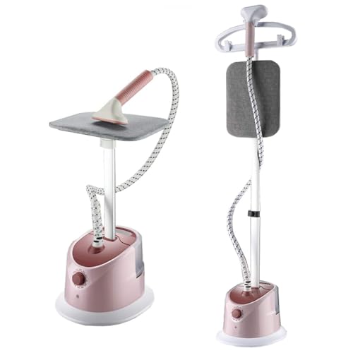 Vaporizador de ropa para ropa, vaporizador vertical de 1800 W, colgado profesional de 90° y planchado horizontal 2 en 1 de 180°, con 10 niveles de vapor, elimina rápidamente las arrugas