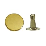 日本紐釦貿易(Nippon Chuko) NBK 片面カシメ 小 ゴールド 10組 F12-201