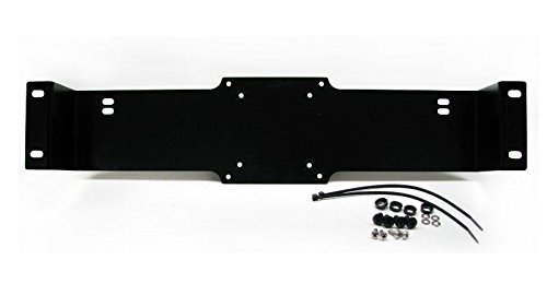 Supporto in alluminio per rack 19 laccato in nero