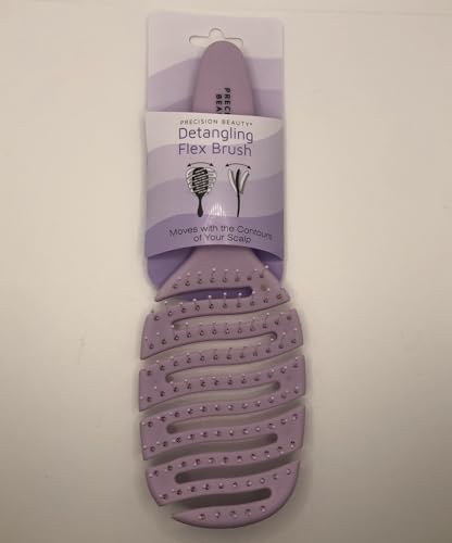 Precision Beauty Detangling Flex Brush by Swissco (Lavender Purple)