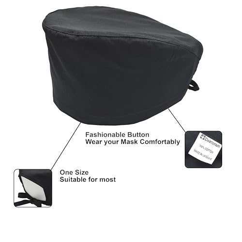 Image of Modern Classic Working Caps - Comfortable and Breathable for Men and Women Long Aesthetic Head Cover