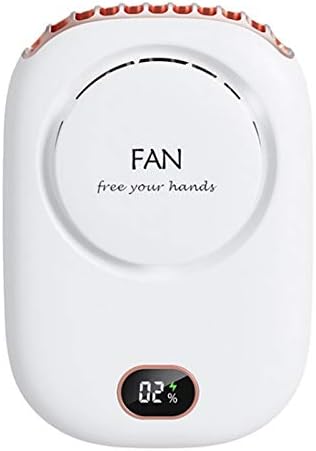 Frobea Ventilador mini USB enfriador recargable ventilador de viaje portátil silencioso pequeño ventilador eléctrico blanco