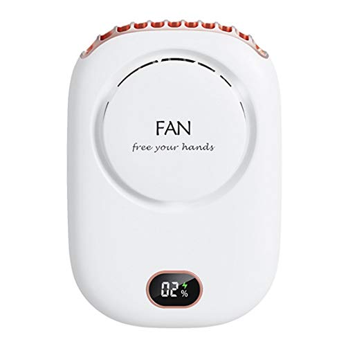 Mini ventilateur de refroidissement électrique rechargeable par USB Blanc