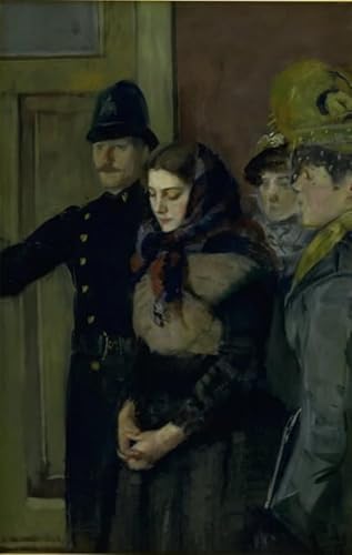 Affiche Christian Krohg Albertine impression toile 60x90cm décoration murale de salon