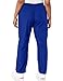 Cherokee Women's Workwear Elastic Waist Cargo Scrubs Pant, Galaxy Blue, Medium