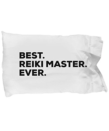 SpreadPassion Funda de almohada Reiki – Mejor Reiki – Regalos de Reiki – Para los amantes del maestro Reiki – Idea de regalo novedosa – Divertido – Para un regalo de novedad – Cumpleaños o