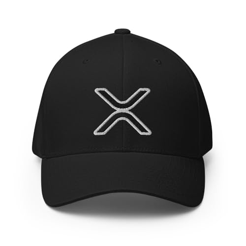 FX XRP Fitted Hat Embroidered Curved Bill Mid Crown Closed-Back Structured Twill Cap - Image 3