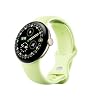 Google Pixel Watch 4 (41 mm) – Smartwatch Android, tracker fitness e benessere, assistente Gemini – Alluminio oro champagne – Cinturino verde cedro – Wi-Fi