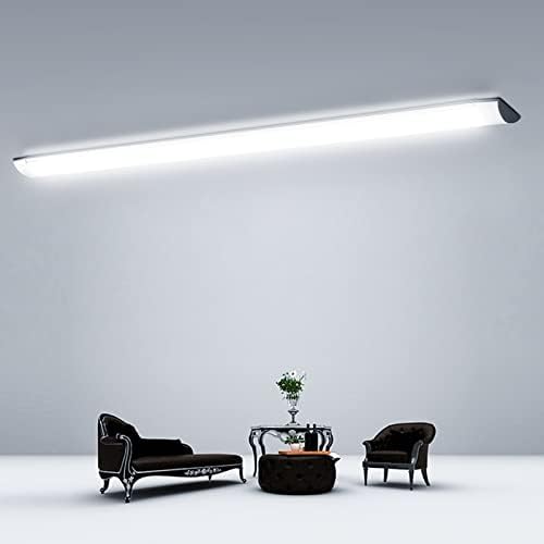 LED Batten Light, 3FT 90CM Led Batten, Fluorescent Light Cold White 6500K 3000LM Surface Mounted Light 180 °Beam Angle Ceiling Light for Shop,Office,Living Room,Garage,Warehouse, Kitchen