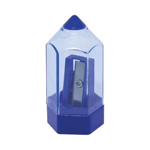 Apontador Escolar 390 Formato Lápis com Deposito, CIS, Caixa com 12 unidades sortidas, 19.9600, Mult