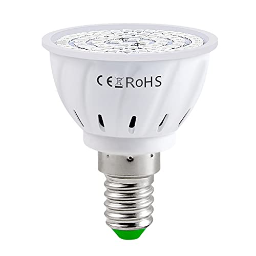 Funien Ampoule de croissance LED, Ampoule de culture à LED pour plantes d'intérieur Spectre rouge et bleu Ampoules à LED pour plantes E14 Lampe de culture...