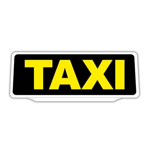 Visiera parasol coche taxi avec clip panel plastique résistant et rétro-réfléchissant