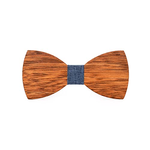 DIIOOMIEEU Novelty 3D Wooden Tie Pocekt Square Cufflinks Fashion Wood Bow Tie Wedding Dinne Handmade Corbata Wooden Ties