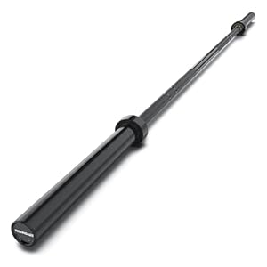 TECHNOAGE 7FT Olympic Barbell Olympic Bar Solid Chrome Barbell 700LBS Load Capacity(2-Inch Plate) for Weightlifting, Squats, Dead-Lifts, Presses, and Lunges