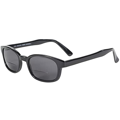 Pacific Coast Sunglasses X-Kd Readerz Smoke Lens 2.00 Rectangular Sunglasses, Black, 55mm, 60mm3
