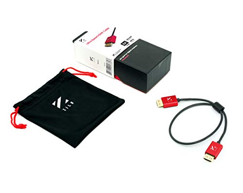 ZILR 8K Ultra Speed Hyper Thin HDMI 2.1 Cable 45cm/17.7”