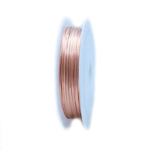 Image of 99.9% Pure Copper Wire, 21 Gauge, Half Round, Dead Soft, 70FT by Craft Wire | 99.9% Pure Copper Wire for Jewelry Making, Wire Wrapping, Pure Copper, CDA #110, 0.36mm Wire, Craft, High Quality Made in USA