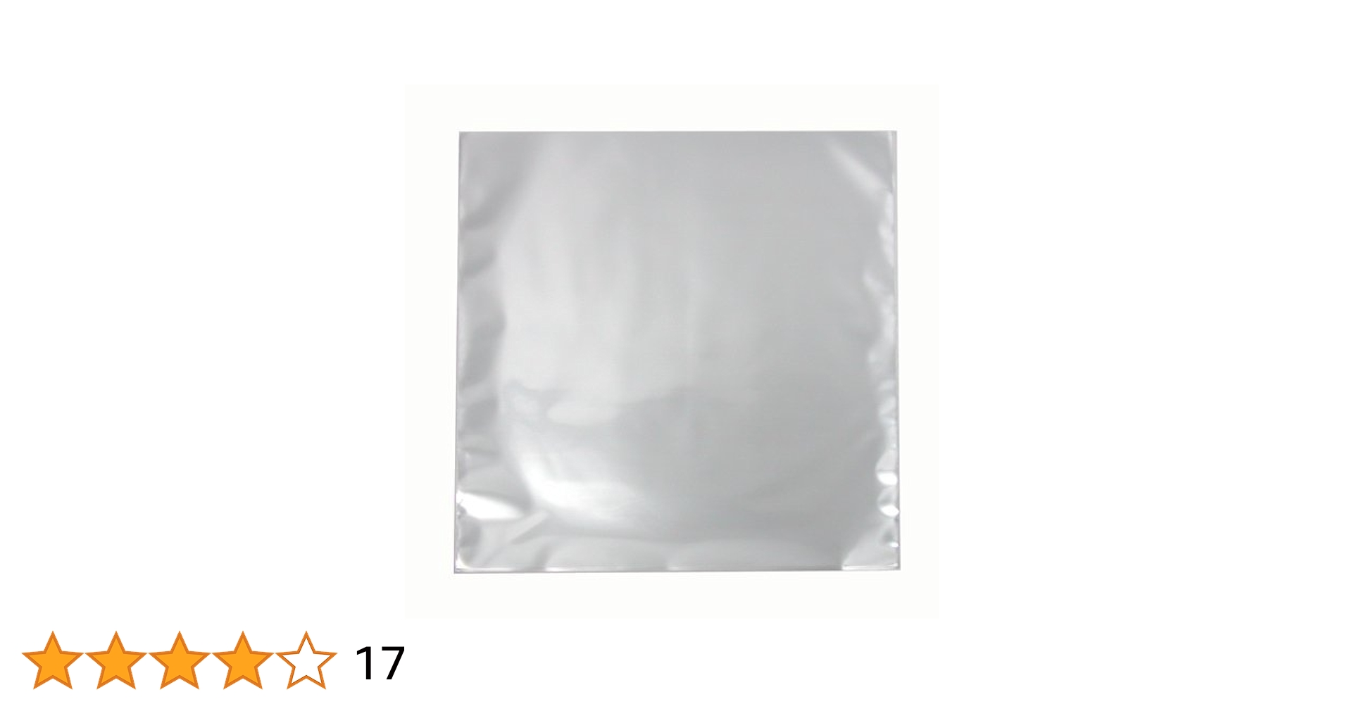 Amazon.co.jp: LP用ジャストサイズレコード袋（S）100枚入り
