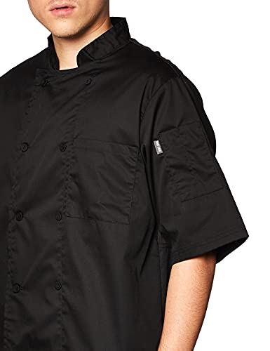 Image of Chef Code Men's Short Sleeve Unisex Cool Breeze Chef Coats