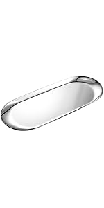 Plateau Rond à Bijoux, Plateau De Service En Acier Inoxydable Doré, 19,6 Cm, Plateau De Rangement Pour Serviettes, Thé, Fruits, Plateau De Rangement Pour Bijoux