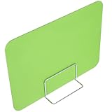 EXHUMKY Panel Divisor de Privacidad para Escritorio de Oficina Separador Resistente y Estable para Exámenes Estudiantiles Mampara Divisoria Verde Metálica Móvil para Concentración y