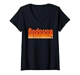 Photo Gallery donna anderson, sc retro anni 80 maglietta con collo a v Photo Gallery donna anderson, sc retro anni 80 maglietta con collo a v