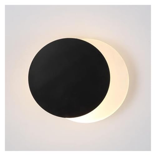 Apliques de Pared LED para Interiores con rotación de 360° - Apliques de Pared acrílicos en Blanco y Negro de Moda, lámpara de araña de Cristal