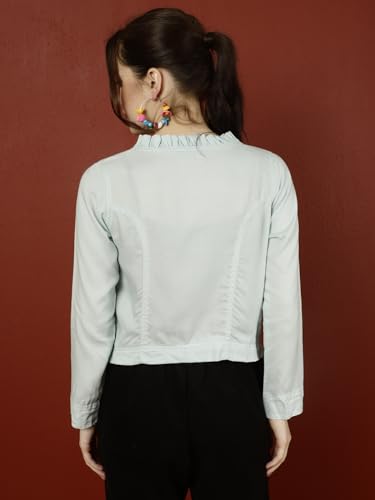 Image of Daevish womens Women Solid Casual Shrug