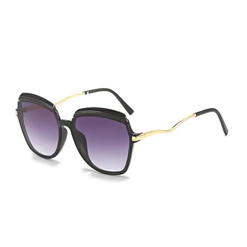 Lunettes de soleil vintage femmes verres irréguliers pour éviter l'éblouissement