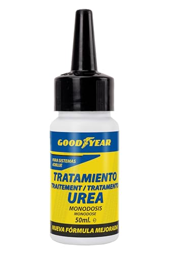 Goodyear Tratamiento Anticristalizante Monodosis para AdBlue | Aditivo de Urea 50 ml Uso Único | Previene Averías y Formación de Cristales en Catalizador e Inyector | Depósitos de hasta 20 litros