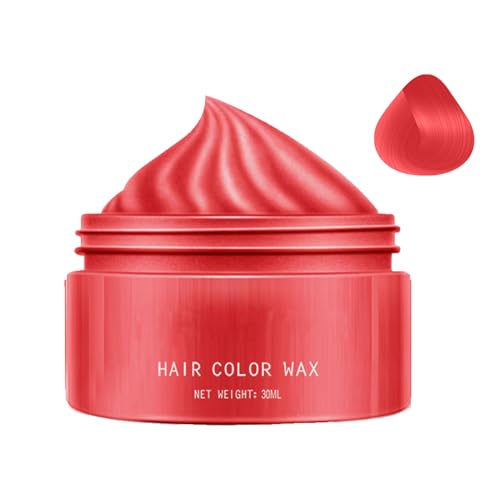 Biniveil Cera Colorante para el Cabello - Crema de Color para Cabello 30ml - Barro de Estilismo Teñido Lavable para Mujeres Adolescentes Niños Fiestas Club Festivales Halloween Disfraces