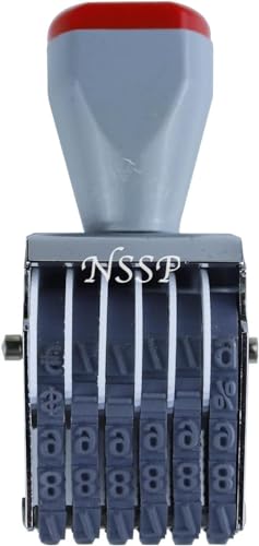 Image of Stamp(Without Pad /Manual /Rolling Bands) ((Pack of-2), Number Stamp)