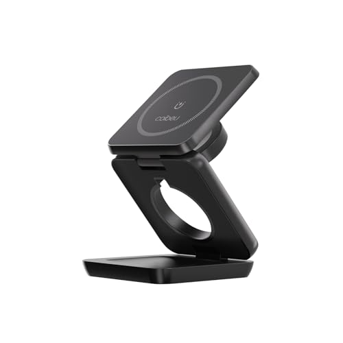 Carregador por Indução Portatil, Suporte Magnetico para Celular, Dobrável Portátil, Sucção Forte, 25W