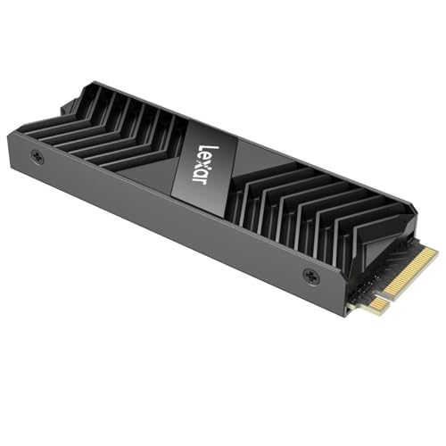 Image of Lexar Professional 2TB NM800 PRO with Heatsink M.2 2280 PCIe Gen4x4 NVMe SSD, Read Speeds Up to 7500MB /s, for Gamers and Creators (LNM800P002T-RN8NG)