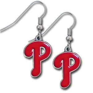 Siskiyou Philadelphia Phillies MLB Team Logo Dangle Earrings