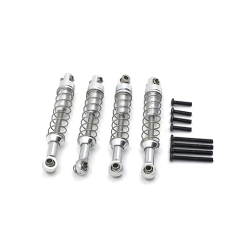 Amortisseur RC en métal argenté pour MN98 WPL D90 C24 | Pièce d'amélioration robuste