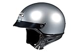 HJC CS-2N Silver Half Helmet - Large