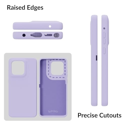 Image of SPRIG Compatible with Moto Edge 60 Stylus Premium SilkTone Back Cover Drop Tested Shock Proof Mobile Case for Men, Women, Boys and Girls with Camera Protection (Light Purple)