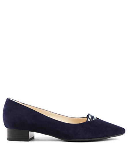 Peter Kaiser Damen Pumps Adine Velour blau Gr. 39