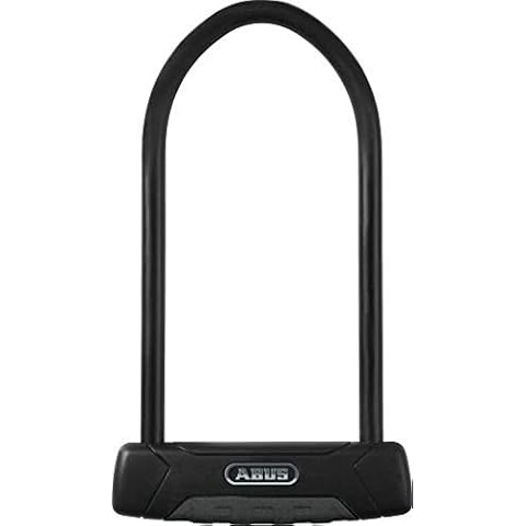 ABUS Bügelschloss Granit Plus 470 + Eazy KF Halterung - Fahrradschloss mit Parabolbügel Sicherheitslevel 12-300 mm Bügelhöhe, Schwarz Cover
