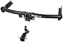 Draw-Tite 76918 Hidden Hitch® Completely Hidden Trailer Hitch 2 in. Removable Receiver, Black, Compatable with 2019-2022 Audi Q3, 2018-2022 Volkswagen Tiguan